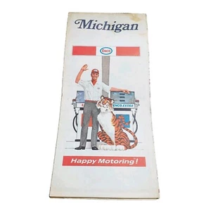 VINTAGE 1974 MICHIGAN ROAD MAP - NEW - Free Shipping...(E) - Picture 1 of 2