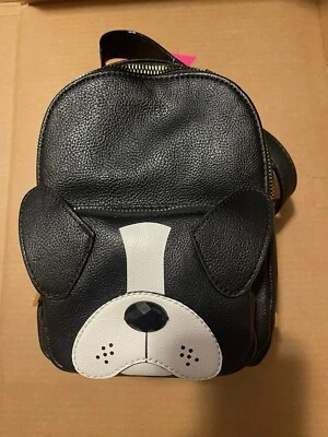 Mini Mochila Bandolera Betsey Johnson Boston Terrier Bulldog Francés Nuevo con Etiquetas Foto 1 de 2