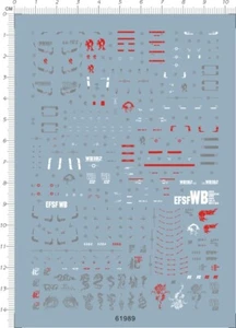 Detail Up HG Escala 1/144 RX-78-2 Ver.3.0 GDM Modelo Kit Calcomanía Tobogán Acuático - Imagen 1 de 1
