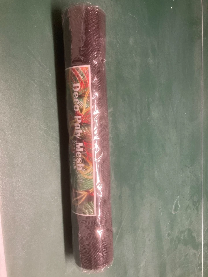 DECO POLY MESH - 21" X 10 YARDS - BROWN - NEW - Image 1 of 1