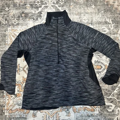 Женский пуловер Columbia Optic Got It II 1/2 на молнии 1X черный/серый с ложным вырезом - Изображение 1 из 4