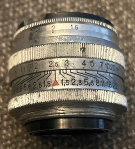 Jupiter-3 50mm F1.5 red P lens M39 for Zorki Leica Sonnar USSR RARE - Picture 1 of 13