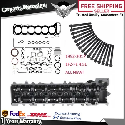 Kit de pernos de culata FIt para Toyota Land Cruiser 4.5L 92-17 1FZ-FE DOHC 24v Foto 1 de 4