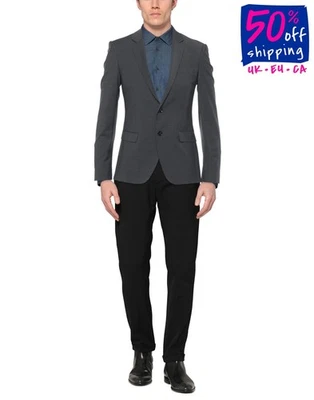 RRP€391 TRUSSARDI Blazer Jacket IT46 US36 S Wool Blend Made in Italy - Image 1 of 4