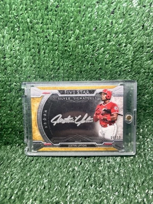 2018 Topps Five Star #FFSS-JU Justin Upton Five Star Silver Auto #6/10 - Image 1 of 2