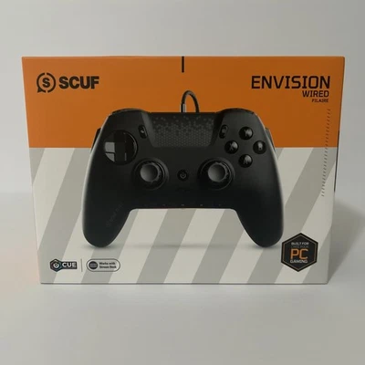 SCUF ENVISION Black Wired PC Gaming Controller Brand New  - Image 1 of 4