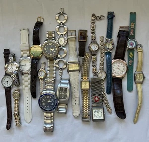 Watch Lot 20 Watches Mixed Brands -untested For Parts Or Repair - Bild 1 von 9