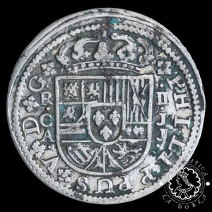 1718 - 2 REALES - Felipe V - Cuenca JJ - MBC+/MBC - Picture 1 of 2