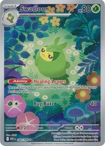 Swadloon 088/086 White Flare WHT English Pokemon Card NM - Imagen 1 de 1