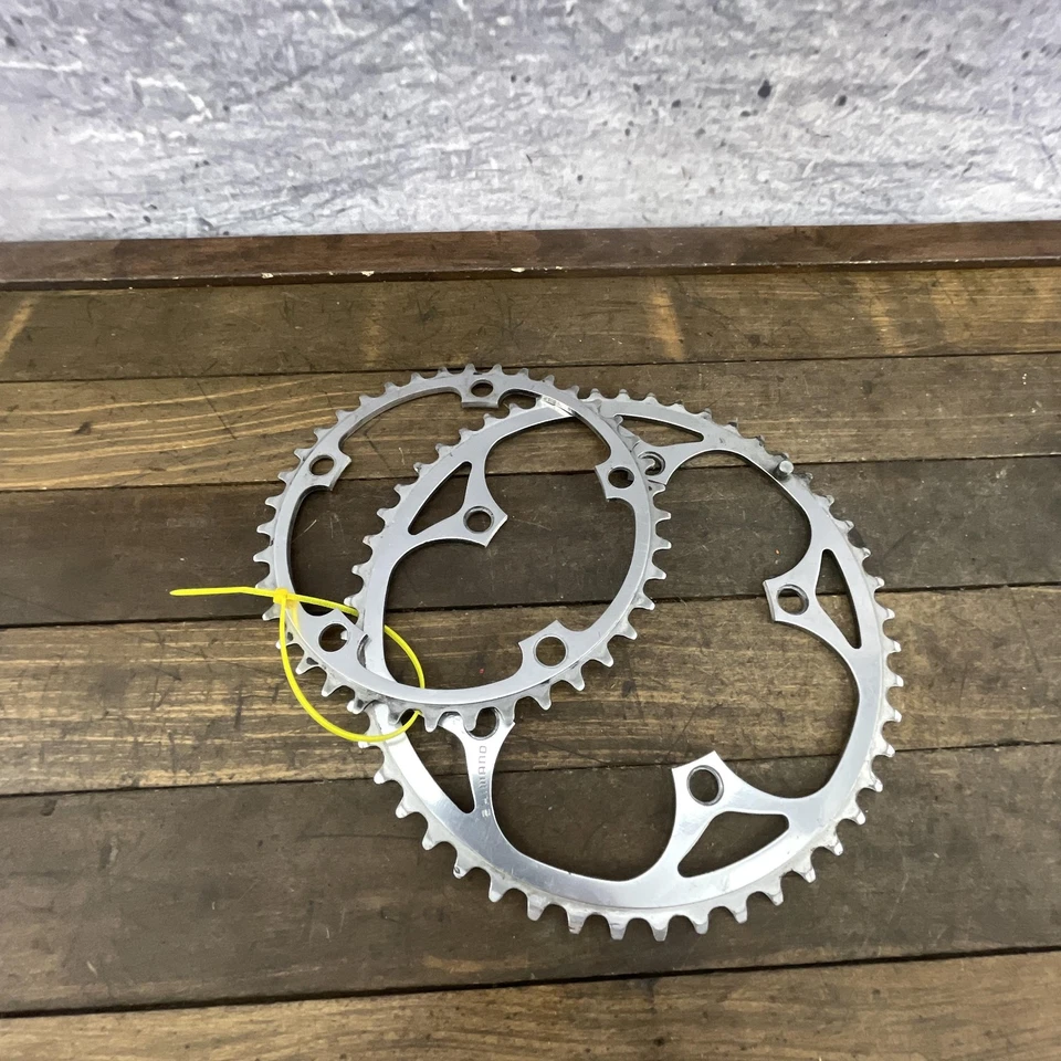 Vintage Shimano 600 FC-6207 Chainring Set 50 39T 5-Bolt 130 BCD 39 Road Bike - Image 1 of 4