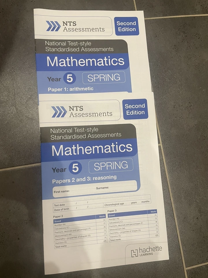  NTS Assessment Maths Yr 5 Spring - SECOND EDITION. - Image 1 of 1