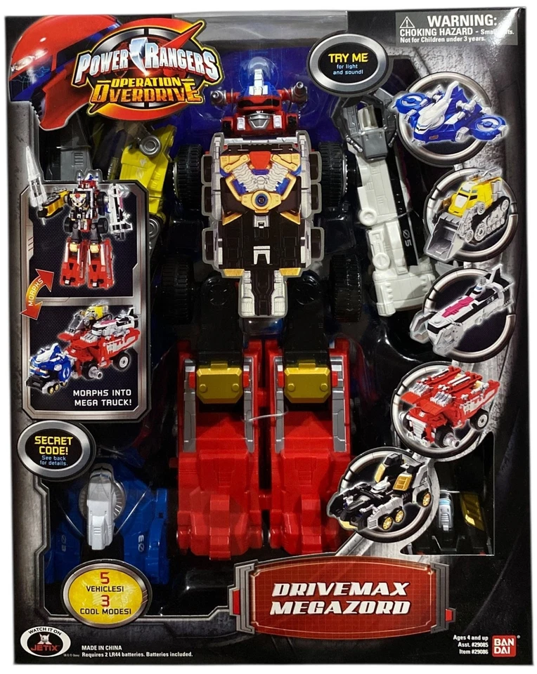 Juego de figuras Power Rangers Operation Overdrive Drivemax Megazord ¡NUEVO bonito! 2006 Foto 1 de 4