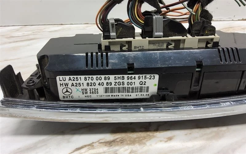 Control de Temperatura 164 Tipo ML550 Delantero Se Adapta 06-08 MERCEDES CLASE ML 2154 Foto 1 de 4