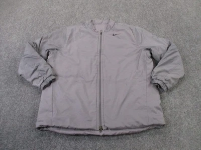 Nike Jacket Mens XL Gray Puffer Lightweight Active Track Outdoors Hiking Camping - Image 1 of 4