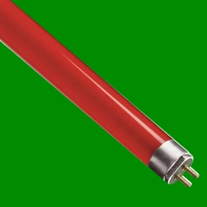 4x 20W T4 567mm (552mm) Red Coloured Fluorescent Tube 2 pin G5 Strip Light Bulb - Picture 1 of 3