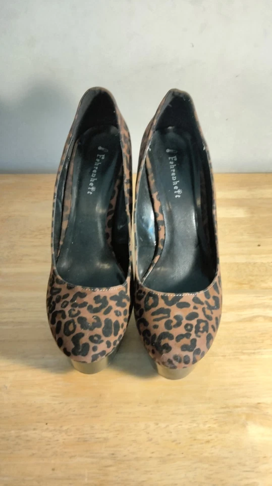 Zapatos de vestir para mujer marrón talla 10 Fahrenheit, ligeramente usados - buenos y limpios Foto 1 de 4