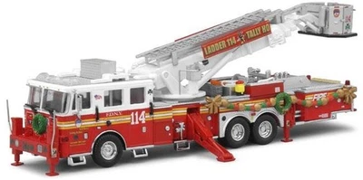 Code3 #12568 FDNY 圣诞 SP 梯子 114 712/2004 全新带盒 免费邮寄 48 — 第 1/4 张图片