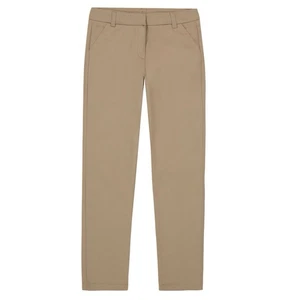 NWT Nautica Girls School Uniform Tan, Beige, Khaki Skinny Pants Size 5 regular - Picture 1 of 9