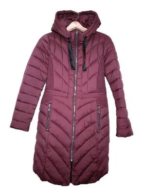 Chaqueta acolchada con capucha Bernardo/borgoña/para mujer talla M  Foto 1 de 4