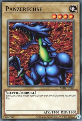 YuGiOh Panzerechse MRD-25TH-DE005 Common Deutsch NM unl. - Bild 1 von 2