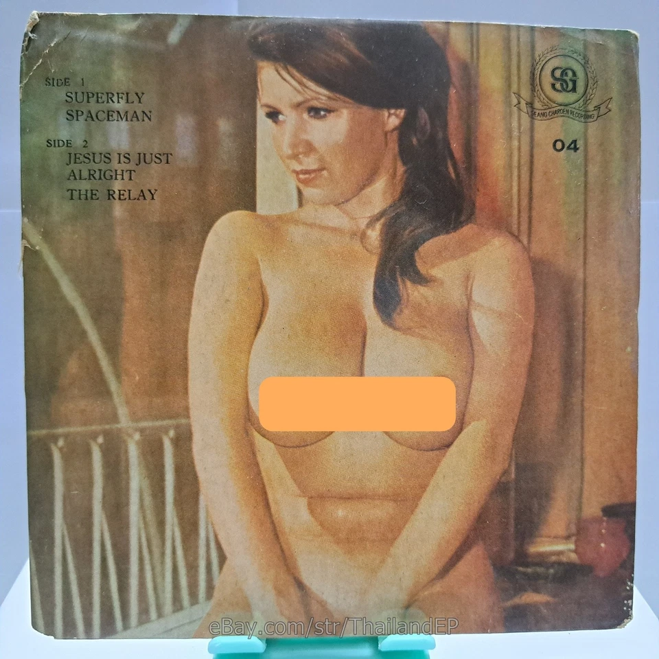 THE WHO /THE RELAY /THE DOOBIE BROTHERS / THAILAND EP 45 NUDE CHEESECAKE COVER - Image 1 of 4