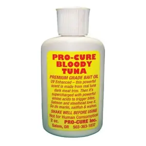 Pro-Cure Bloody Tuna Bait Oil 2 oz Bottle Fishing Scent - Picture 1 of 1