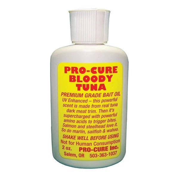 Pro-Cure Bloody Tuna Bait Oil 2 oz Bottle Fishing Scent - Image 1 of 1