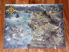 The Witcher Iii 3 Nördliche Königreiche / Northern Realms German Map / Poster