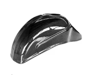Parafango in carbonio vespa con forcella zip-quartz verniciato trasparente lucid - Foto 1 di 5