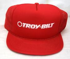 Vintage Kenda Troy-Bilt Red Mesh Snapback Trucker Hat Cap MINT