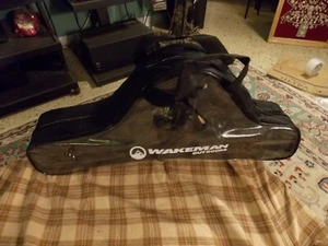 WAKEMAN Outdoors TRAVEL FISHING POLE W/ Pole, Reel & Carry Bag VG ! - Picture 1 of 6