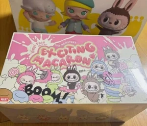 POP MART LABUBU The Monsters Etciting Macaron Plush Dolls Unopened Blind Box Set - Picture 1 of 7