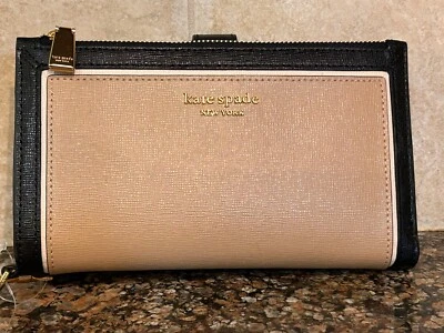 Cartera Teléfono Kate Spade Morgan Café Mocha Cuero Saffiano - NUEVA Foto 1 de 4