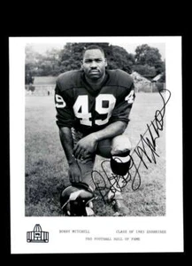 Fotografía firmada por Bobby Mitchell 8x10 autógrafo de Washington - Imagen 1 de 2