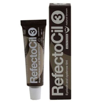 RefectoCil 3 Natural Brown naturbraun 15 ml Augenbrauenfarbe & Wimpernfarbe - Bild 1 von 2