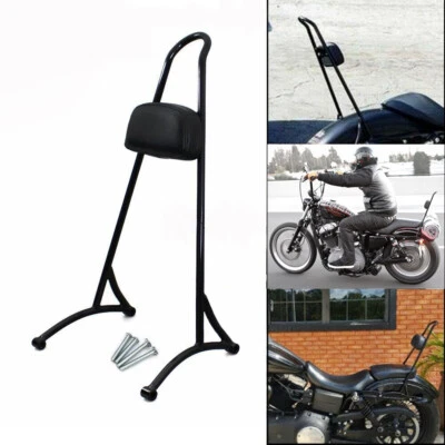 Tall Sissy Bar Passenger Backrest for Harley Sportster XL Iron 883 1200 48 72 - Image 1 of 4