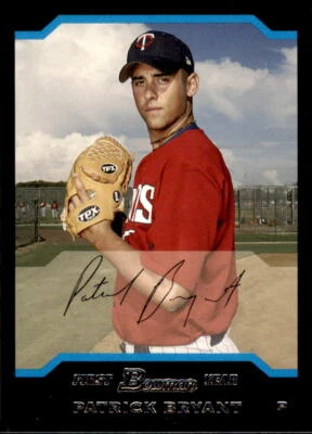2004  Bowman Draft Picks & Prospects  #BDP104 Pat Bryant Minnesota Twins RC - Image 1 of 2
