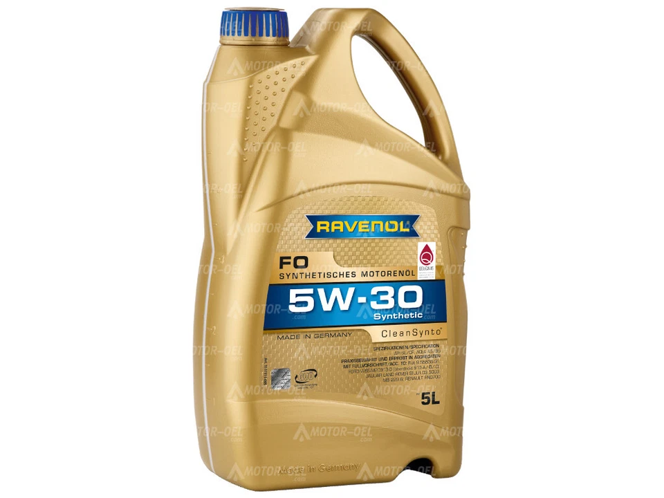 5 Liter RAVENOL FO SAE 5W-30 Synthetisches Motoröl Made in German - Bild 1 von 1