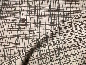 SCALAMANDRE grigio Watkins Guiford vetro marino tessuto ricamato BTY $492 vendita al dettaglio - Foto 1 di 23