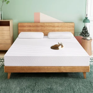 Twin Mattress, 8 Inch Memory Foam Mattress for Kids, Medium Firm Green Tea Gel M - Picture 1 of 8