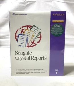 Seagate Software Crystal Reports aggiornamento professionale versione 7 ~ NUOVO E SIGILLATO - Foto 1 di 5