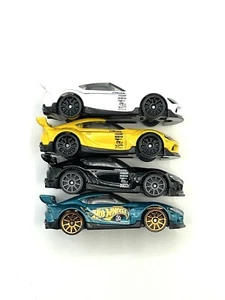 Loose Hot Wheels '20 Toyota GR Supra (White, Yellow, Black, Teal) LOT of 4 - Picture 1 of 4