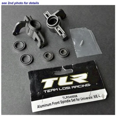 Losi 8IGHT 4.0 Aluminum Front Spindle Set for Universals TLR344006 +4bearings - Image 1 of 2