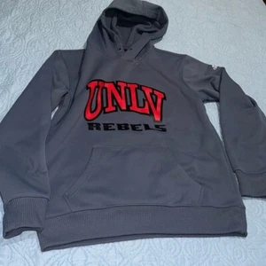 Adidas UNLV Rebels Kapuzenpullover S ClimaWarm grau & rot - Bild 1 von 9