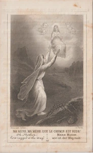 Assumption Mary Membership Card Society Faith Indian Children Native Bouasse - Picture 1 of 3