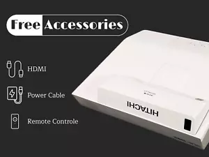 3LCD Ultra-Short Throw Projector for Professional Business Presentation w/Remote - Picture 1 of 13