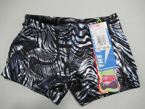 TYR The Finals Zebra Shine SQ Size 26 Black *NWT* - Picture 1 of 4