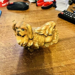 Dog Figurine Dog Porcelain - Picture 1 of 2