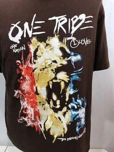 One Tribe One Nation One 1 Love Parish Nation T Shirt Logo Brand Large t3 - Picture 1 of 4