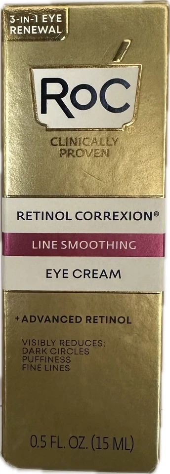 RoC Retinol Correxion Line Smoothing Eye Cream - 0.5 Fl. OZ *Free Shipping* - Image 1 of 1